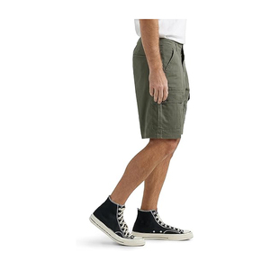 Pantalones cortos elásticos Cargo de alta tendencia personalizados con múltiples bolsillos para hombre, calidad Premium 100% algodón, patrón sólido, antiarrugas medio - Product Image 4