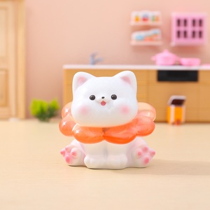Nuova Lampada Notturna a Forma di Gatto con Fiori, Ornamento <span class=keywords><strong>da</strong></span> Scrivania Kawaii, Luce LED per Camera <span class=keywords><strong>da</strong></span> Letto, Regalo Decorativo - Product Image 5