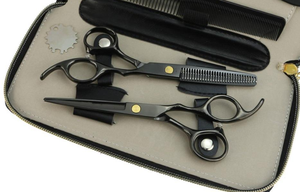 6 "JP ชุดมีดโกนสแตนเลสพับได้หวีตัดผมและกรรไกรซอยผม - Product Image 5