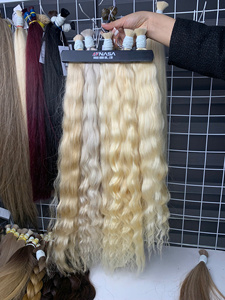 Extensiones de cabello a granel Producto de Venta caliente 2025 Color Rubio Cabello ondulado natural 100% Cabello vietnamita crudo - Product Image 2