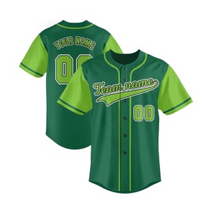 Camisetas de Béisbol Sublimadas Personalizadas de Alta Calidad al por Mayor, Transpirables, de Secado Rápido, 100% Poliéster, con Nombre y Número Personalizados, Ropa Deportiva - Product Image 1