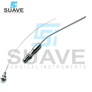 Tubos de succión Frazier de acero inoxidable, instrumentos de Neurocirugía de diagnóstico médico ENT de SUAVE, 8 Uds. - Product Image 6