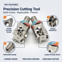 Fraise modulaire indexable anti-vibration CNC tête de fraise volante outils de coupe durcis et antichoc