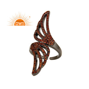 Nuevo diseño de plata esterlina granate natural piedra preciosa Midi anillo joyería personalizada para mujeres regalo para ella - Product Image 1