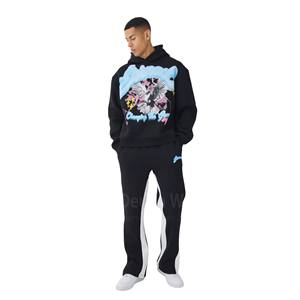 Conjuntos Deportivos de Dos Piezas para Hombre, Tallas Grandes, Precio al por Mayor, Hechos a Medida con Logotipo Bordado e Impresión, Sudaderas Gruesas - Product Image 3