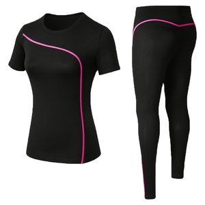 Conjunto de Shorts de Yoga para Mujer de 2 Piezas, Sólido, Más Vendido al por Mayor - Personalizable, Ligero, Transpirable, de Secado Rápido y Ecológico - Product Image 1