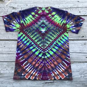 Camiseta Tie-Dye Moderna para Hombre, Estilo Veraniego, Cuello Redondo, Holgada, Informal, con Estampado Degradado, 100% Algodón Jersey, 180g - Product Image 5