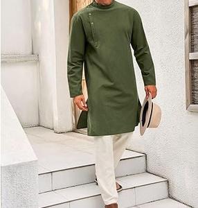 Dernière nouvelle collection Design élégant à la mode Grande taille traditionnelle afghane Salwar Kameez Robe en coton Festival Costume culturel - Product Image 4