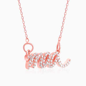 Collier Maa en or rose Accessoire à la mode avec un design unique - Product Image 1