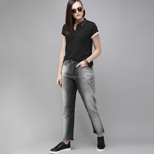 เสื้อโปโลสีพื้น เสื้อโปโลถักแฟชั่น เสื้อโปโลผู้หญิง เสื้อโปโลสั่งทำพร้อมปักโลโก้ - Product Image 4