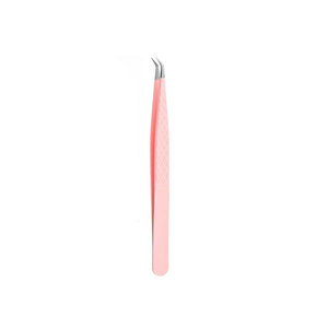 Pince à épiler en acier à degré droit pour cils de maquillage OEM ODM Logo personnalisé gratuit - Product Image 1