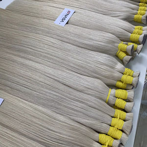 ผมต่อแบบหนา100กรัมสีอ่อน24นิ้วผมผู้บริจาคเวียดนาม - Product Image 1