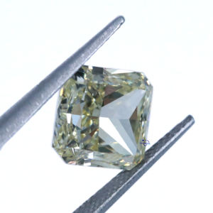 1 CT เม็ดเพชรใสตัดเป็นชิ้นสีเหลืองใช้สำหรับทำเครื่องประดับที่โซลิแทร์สวยงาม VVS2ความคมชัดมากขึ้นได้รับการรับรองว่าเหมาะสำหรับการทำเครื่องประดับ - Product Image 4