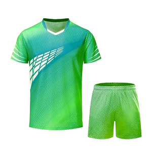 Camisetas y Pantalones Cortos de Tenis Deportivos Personalizados, Sublimados, de Poliéster Transpirable, Ropa de Tenis, Nueva Llegada, el Mejor Uniforme - Product Image 1