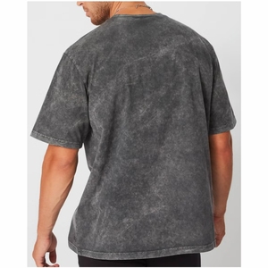 T-shirt for men 270g Oversized <b>Tshirt</b> Men Heavy Cotton Custom Logo Heavyweight T Shirt Men's T-shirts - Product Image 2