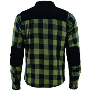 2025 Motorbike <b>Racer</b> Shirt Made With Aramid Fiber Lining Men Motorcycle Flannel Shirt Hot Selling Men Shirt for Biker - Product Image 4