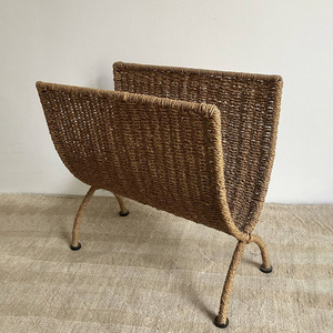 New arrivals seagrass magazine container natural newspaper racks office stationery accessories - Product Image 2