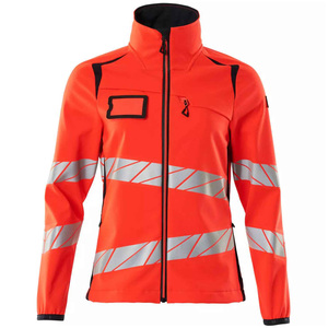 Hi Vis เสื้อแจ็คเก็ตทํางานสุภาพสตรีก่อสร้างเครื่องแบบการมองเห็นสูงเสื้อผ้าสวมใส่เพื่อความปลอดภัย เสื้อผ้าทํางานแถบสะท้อนแสงแบบกําหนดเองผู้หญิง - Product Image 4