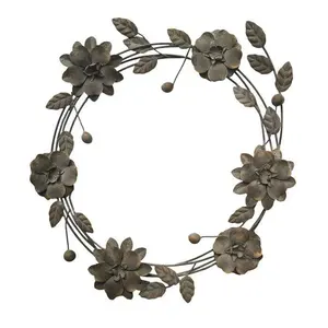 New Arrival Design Metal Wreath Hanger Elegant for Homer Hotel Amazing <b>Christmas</b> <b>Garlands</b> Wreaths High Quality Product Selling - Product Image 5
