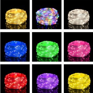 花园/庭院/公园/路边/树木活动节日派对圣诞用发光二极管太阳能户外防水彩色铜串灯 - Product Image 5