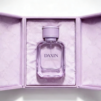 Boîte d'emballage cadeau personnalisée, flacon de parfum coloré, bouchon en cuir, flacons de parfum vides rechargeables, 30 ml, 50 ml, 100 ml