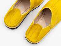 Fas sarı Berber babloafers loafer'lar el yapımı hakiki deri Oxford elbise ayakkabı 10 boyutları ile özelleştirilebilir OEM mevcut