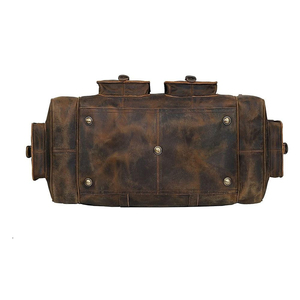 Bolsa de Viaje de Piel Vacuna de Grano Completo Multifuncional de Último Diseño, Bolsa de Deporte de Cuero con Logotipo Personalizado, Bolsa de Fin de Semana para Hombre de 50-70L en Oferta - Product Image 3