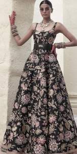 Tissu Georgette à motif de broderie pour mariage et fête le plus vendu du fournisseur indien à un prix abordable - Product Image 4