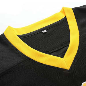 Maillot de hockey sur glace pour hommes de qualité supérieure Panneaux en maille fabriqués Tissu extensible 100% polyester Séchage rapide Nom de l'équipe personnalisé pour Ultimate - Product Image 5