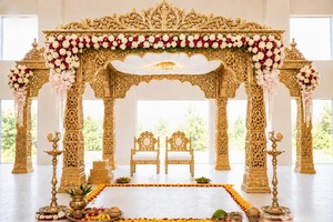 Prix bas en bois Sankheda mariage Mandap teck bois Sankheda mariage Mandap ensemble en bois mariage Sankheda Mandap fabricant USA - Product Image 4