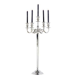 Candelabros de plata de diseño moderno, candelabros decorativos para fiestas de cumpleaños y bodas, soporte de vela para superventas, accesorios para velas - Product Image 2