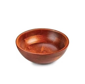 Bol de service en bois de luxe fait à la main, idéal pour les collations, les fruits et les salades lors d'événements et de festivals - Product Image 5