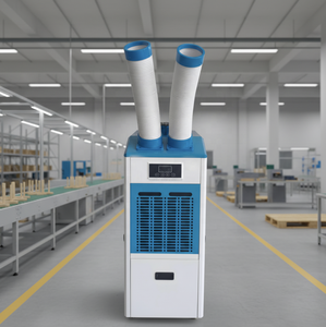 36000 BTU Industrial Spot Cooler 10.5KW <b>Portable</b> Air Conditioner – Heavy Duty Industrial <b>AC</b> <b>Unit</b> with 3 Air Duct Cooling Pipes - Product Image 5