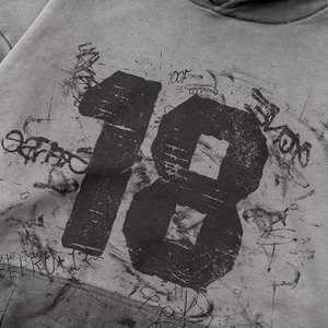 Vente en gros de sweat à capuche brodé sweat à capuche style personnalisé 100% coton meilleur prix sweats à capuche et sweatshirts - Product Image 3