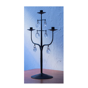 Vela de Metal de 7 brazos chapada en oro antiguo, soporte de luz de tamaño Regular, forma personalizada, fiestas de boda, decoración del hogar, farolillos, vela - Product Image 4