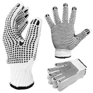 Precio barato con guantes de trabajo antideslizantes de alta calidad Guantes punteados de goma - Product Image 1