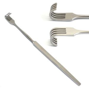 Knapp Hand Retractors Delicate Hooks <b>Rake</b> Vein Surgery Retractor Medical Instruments Operation Room Surgical Instruments - Product Image 2