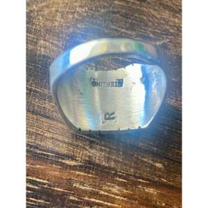 Trevor Jack Bezel Set <b>Turquoise</b> & Sterling Silver <b>Ring</b> Size 9.5 - Product Image 5
