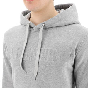 500 GSM Embossed Hoodies <b>Men</b> <b>Thick</b> 100% Cotton Fleece Blank Oversized <b>Hoodie</b> Heavyweight Embossing <b>Hoodie</b> - Product Image 3