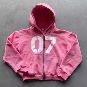 High Quality Cotton Oversize Hoodie <b>Thick</b> <b>Fleece</b> Drop Shoulder Plain Blank Custom Men Hoodies Manufacturer - Product Image 5