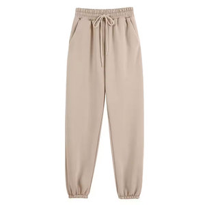 Survêtement de sport et fitness personnalisé en gros, 100% coton molletonné, respirant, léger, toucher doux, coupe classique, pantalon de jogging uni - Product Image 6