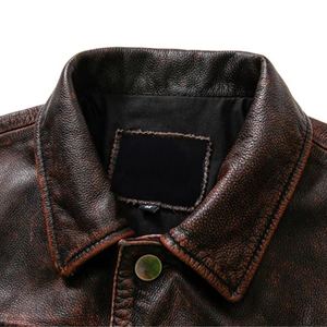 เสื้อแจ็คเก็ตหนังแกะเคลือบผิวสำหรับผู้ชาย คุณภาพดีที่สุด กันน้ำ ระบายอากาศได้ดี สำหรับฤดูใบไม้ร่วงและฤดูหนาว - Product Image 5