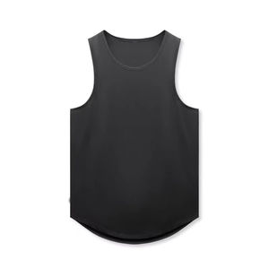 Wholesale Custom Logo Breathable Knitted Cotton High Street Style <b>V</b>-neck Sleeveless Men's Gym Tank Top - Product Image 5