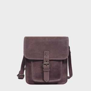 กระเป๋าสะพายพาดลำตัวหนังแท้ลายวินเทจพร้อมที่จับไหล่ปรับได้จากผู้ผลิตชั้นนำสไตล์อังกฤษ - Product Image 4