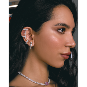 Ice Age Ear <b>Huggy</b> Diamond Earrings - Product Image 4