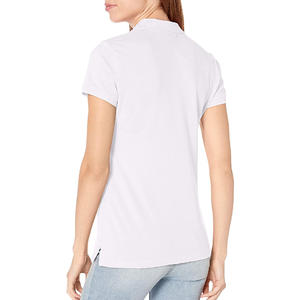 Camiseta Polo personalizada de algodón 100% hecha en fábrica para mujer, camisas sólidas informales de punto transpirables de la mejor calidad a granel - Product Image 2