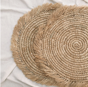 Best-seller du Vietnam 100% napperons artisanaux naturels avec style raphia pour votre table et votre cuisine - Product Image 1