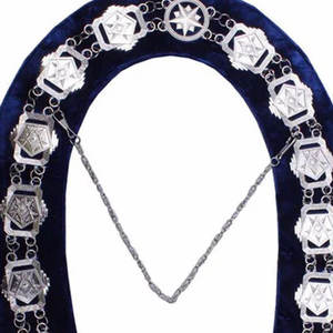 Venta directa de fábrica Regalia Collar de cadena masónica Metal dorado Calidad Premium Masonic Regalia Collares de cadena - Product Image 6