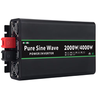 Convertisseur solaire à onde sinusoïdale pure 2000W monophasé DC12V vers AC220V pour système de production d'énergie domestique et pour camping-car