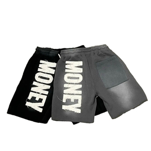 กางเกงขาสั้นผ้าแคนวาสคุณภาพสูง พิมพ์ลายพัฟฟ์สไตล์วินเทจ ผ้าฝ้าย 100% ผลิตตามสั่ง ผู้ผลิตโดยตรง ผ้าเนื้อดี เป็นมิตรกับสิ่งแวดล้อม แห้งเร็ว - Product Image 3